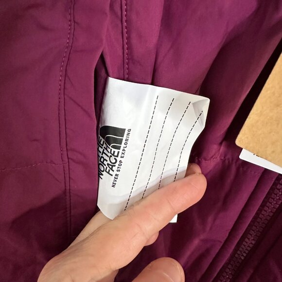 The North Face Kids Mossbud Reversible Parka Hooded Jacket Large 12 New $150 - Picture 14 of 17